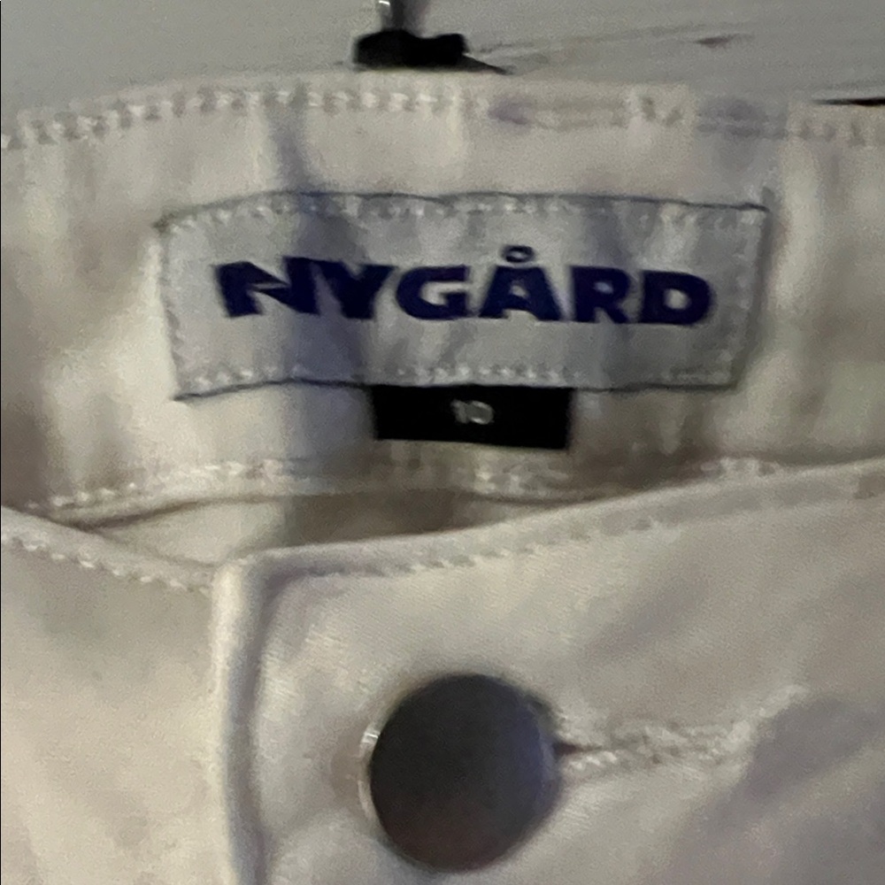 Nygard Women's Straight Leg White Jeans - Picture 2 of 4